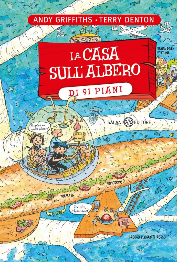 Copertina di La casa sull'albero di 91 piani di Andy Griffiths